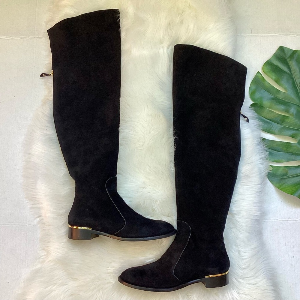 Louis Vuitton Black Over the Knee Boots - Picture 5 of 16